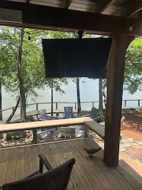 Right side of front porch