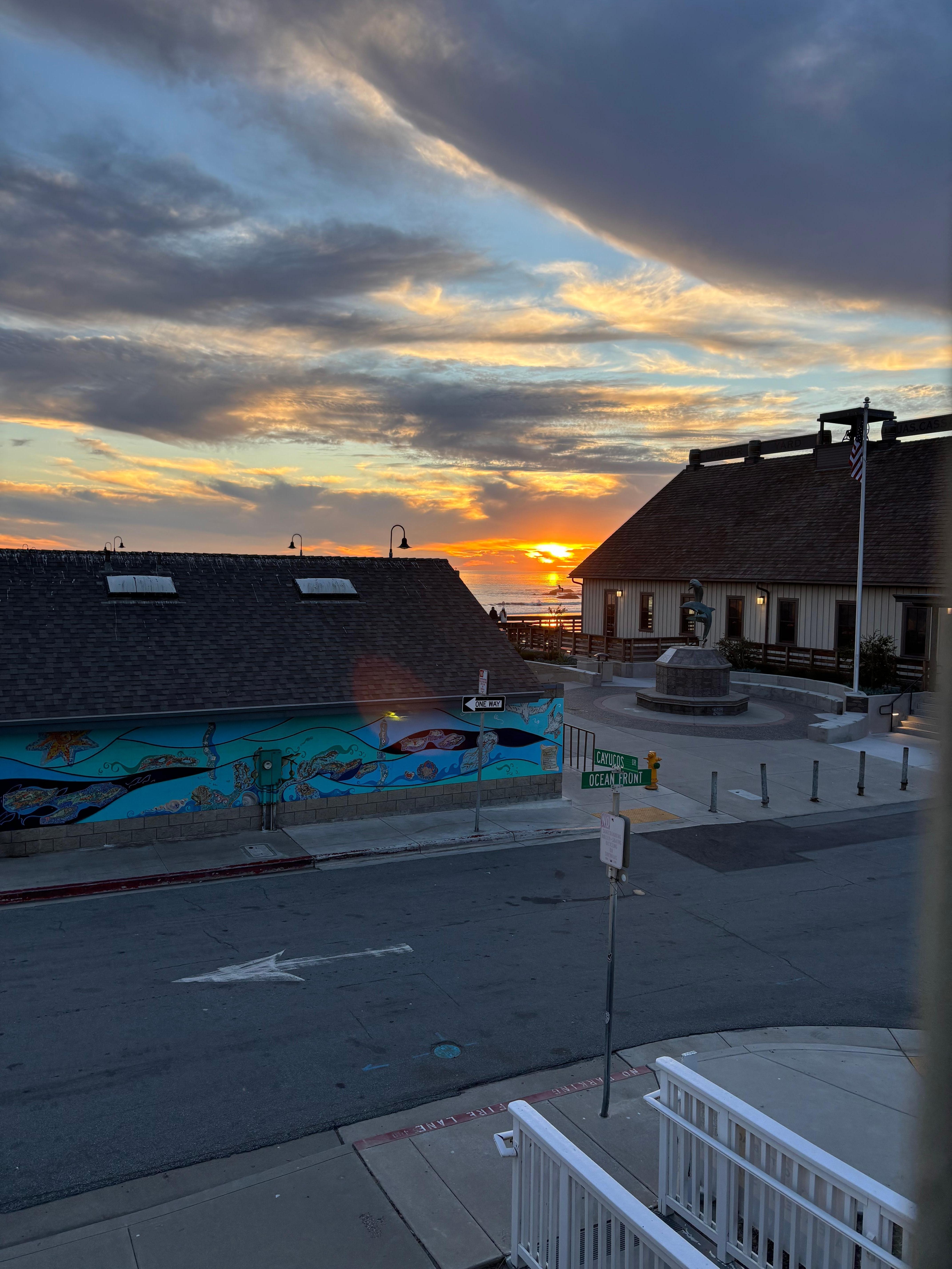  Another view of the sunset from the property 