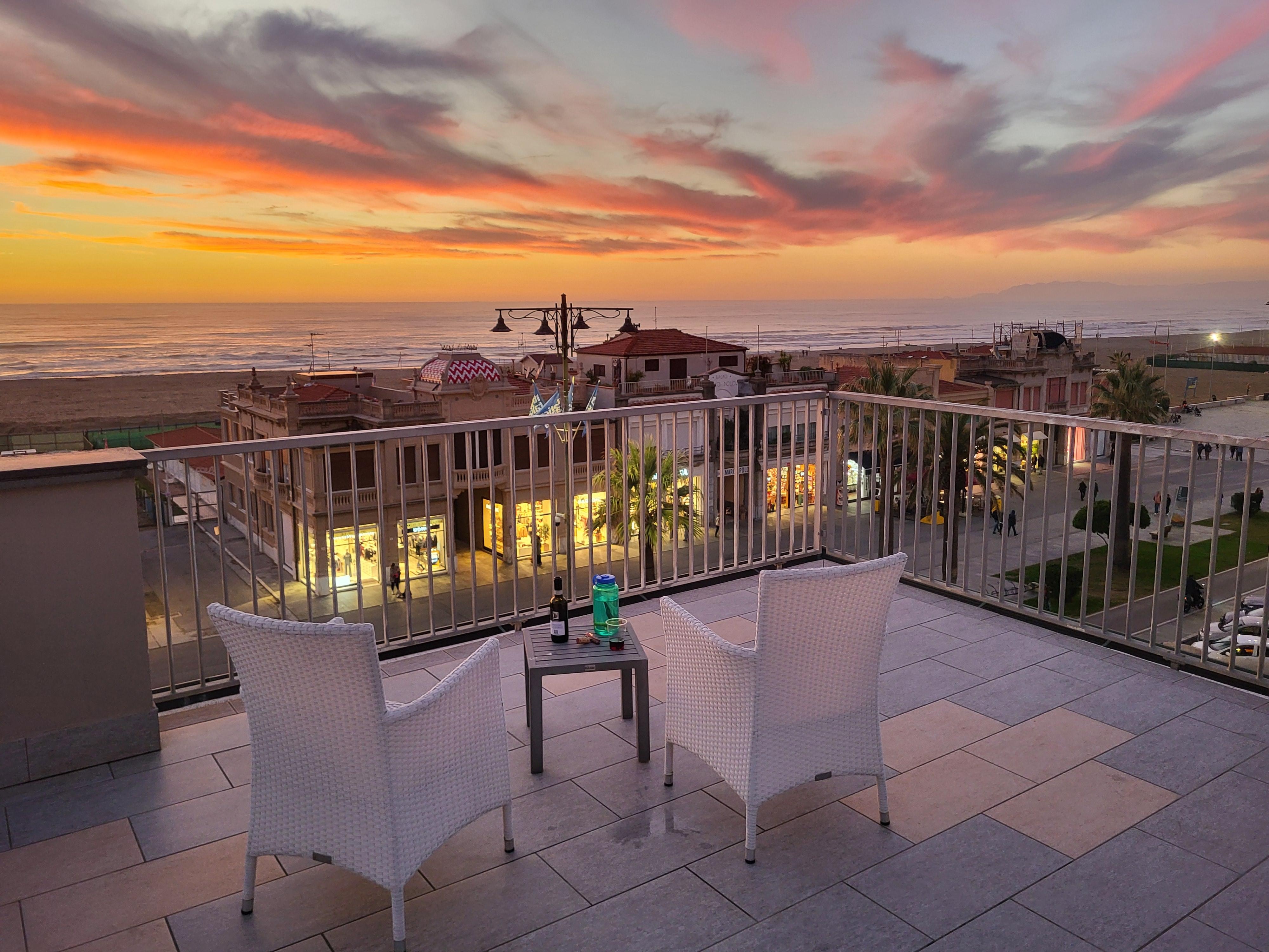 View from rooftop terrace