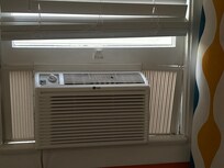 Window unit in living room.