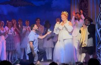 Onstage proposal at Forestburg