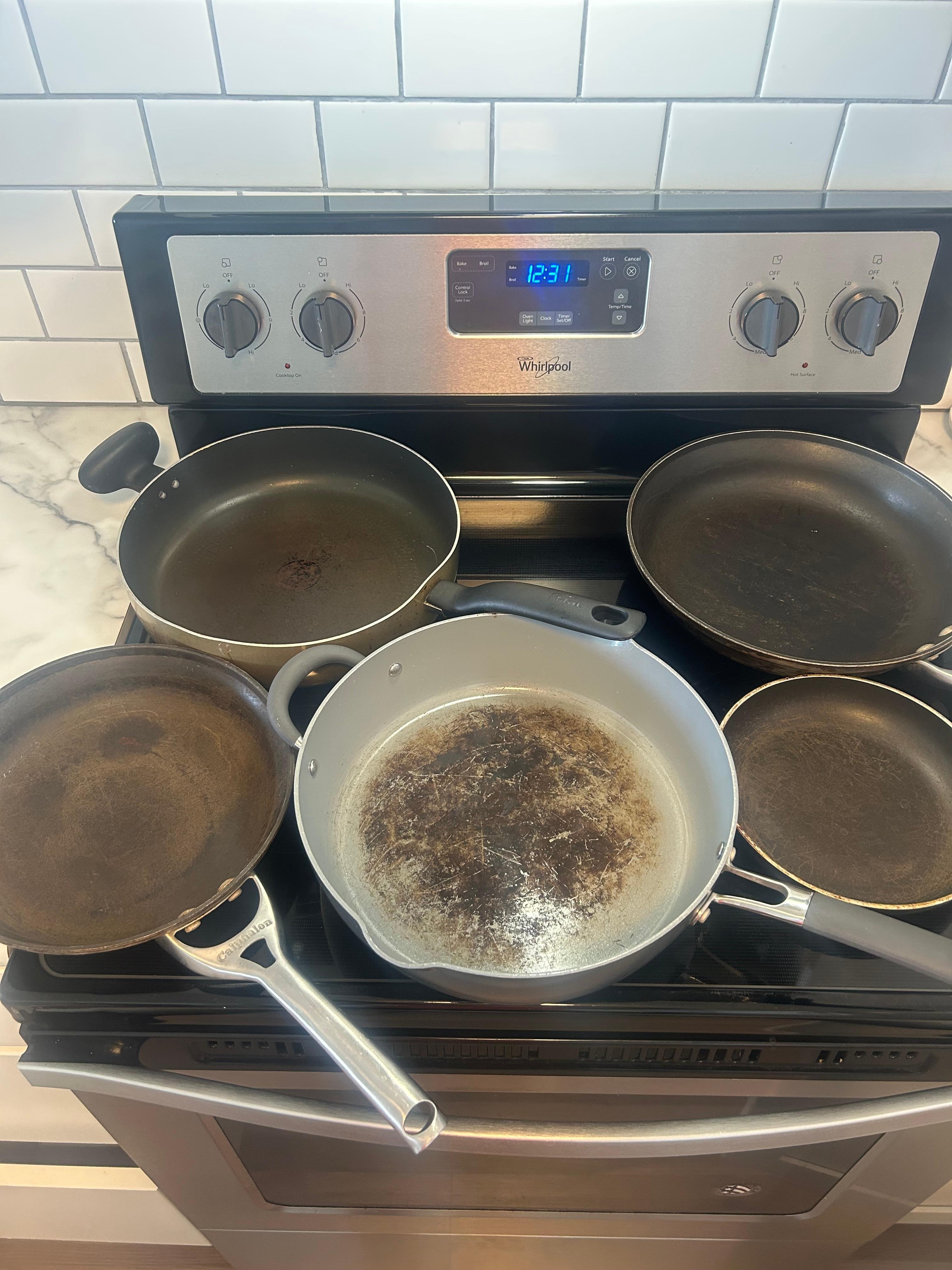 All the available frying pans