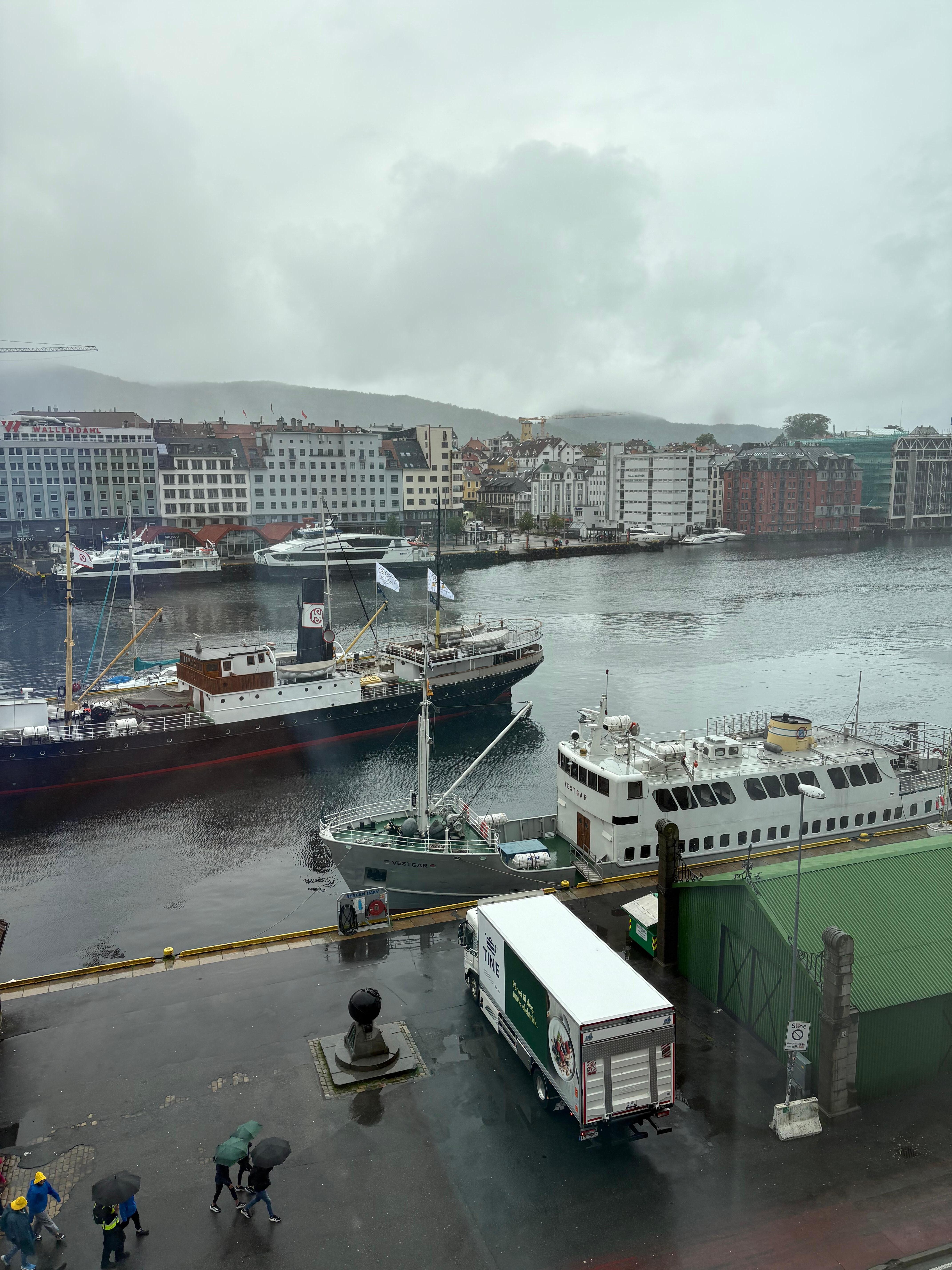 View of harbor from our room.
