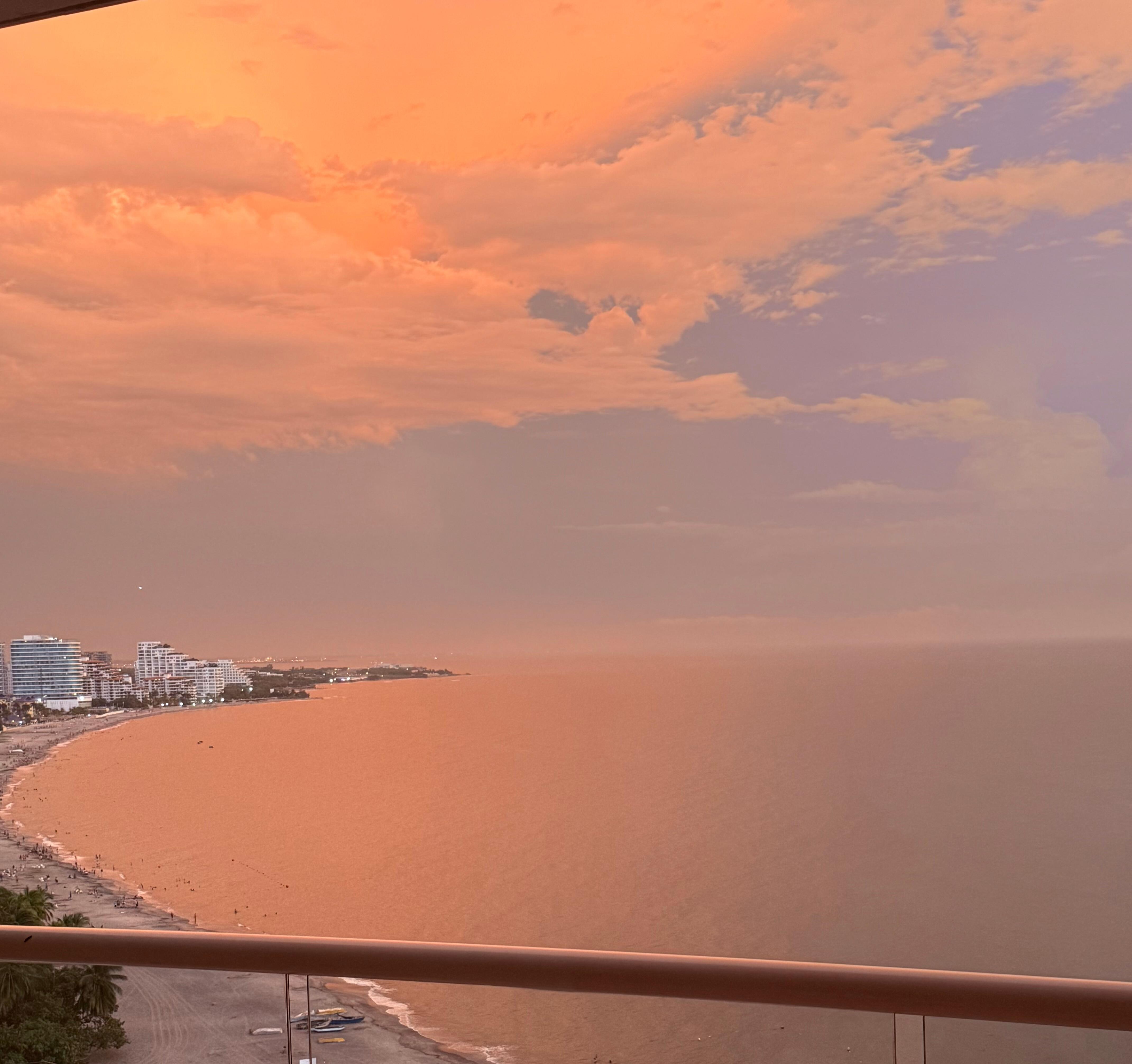 Los atardeceres!