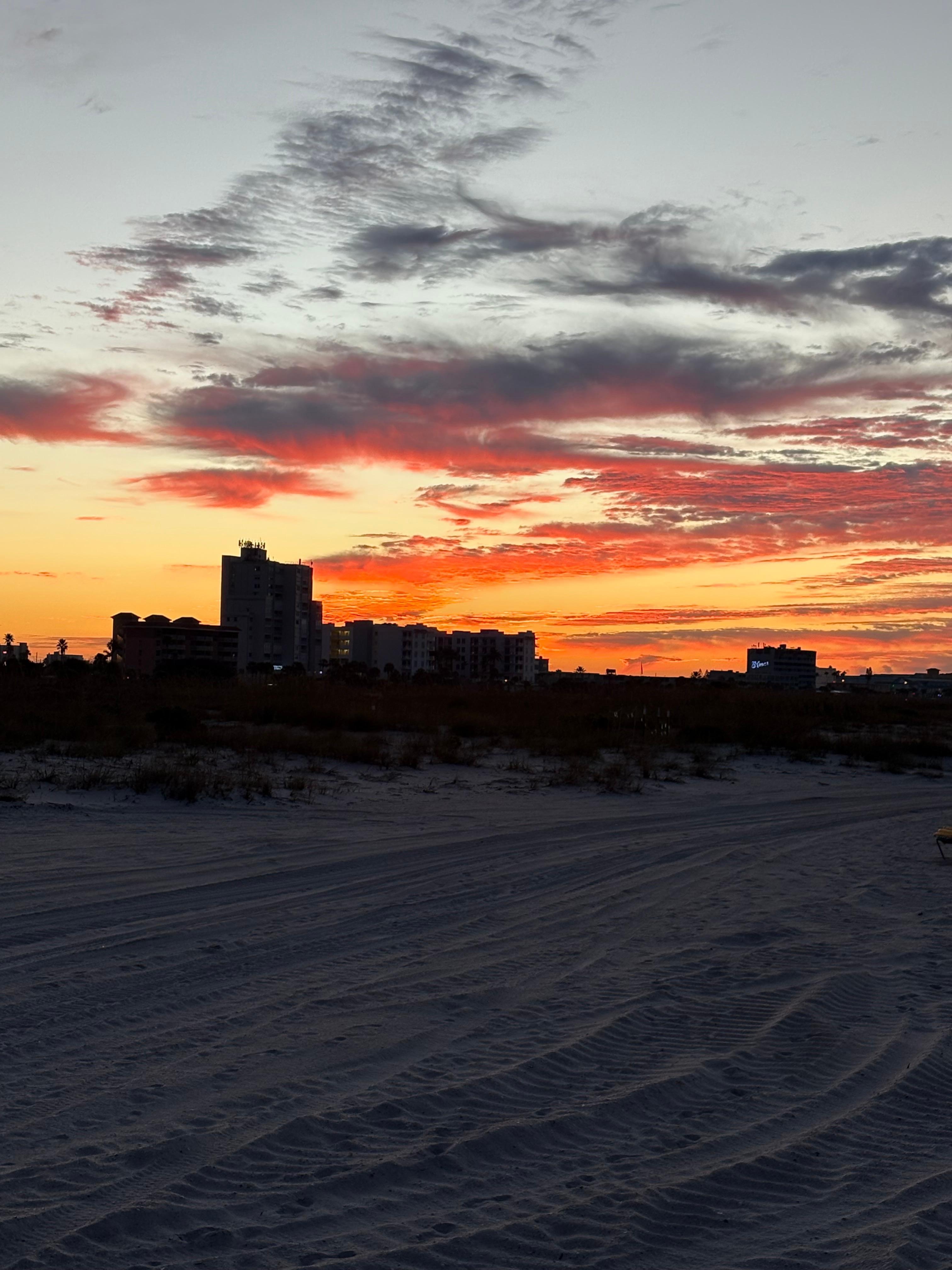 View from the beach, just steps from the unit.