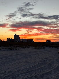 View from the beach, just steps from the unit.