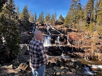 Waterfall near South Lake Tahoe