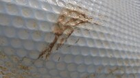 Slime on hot tub cover