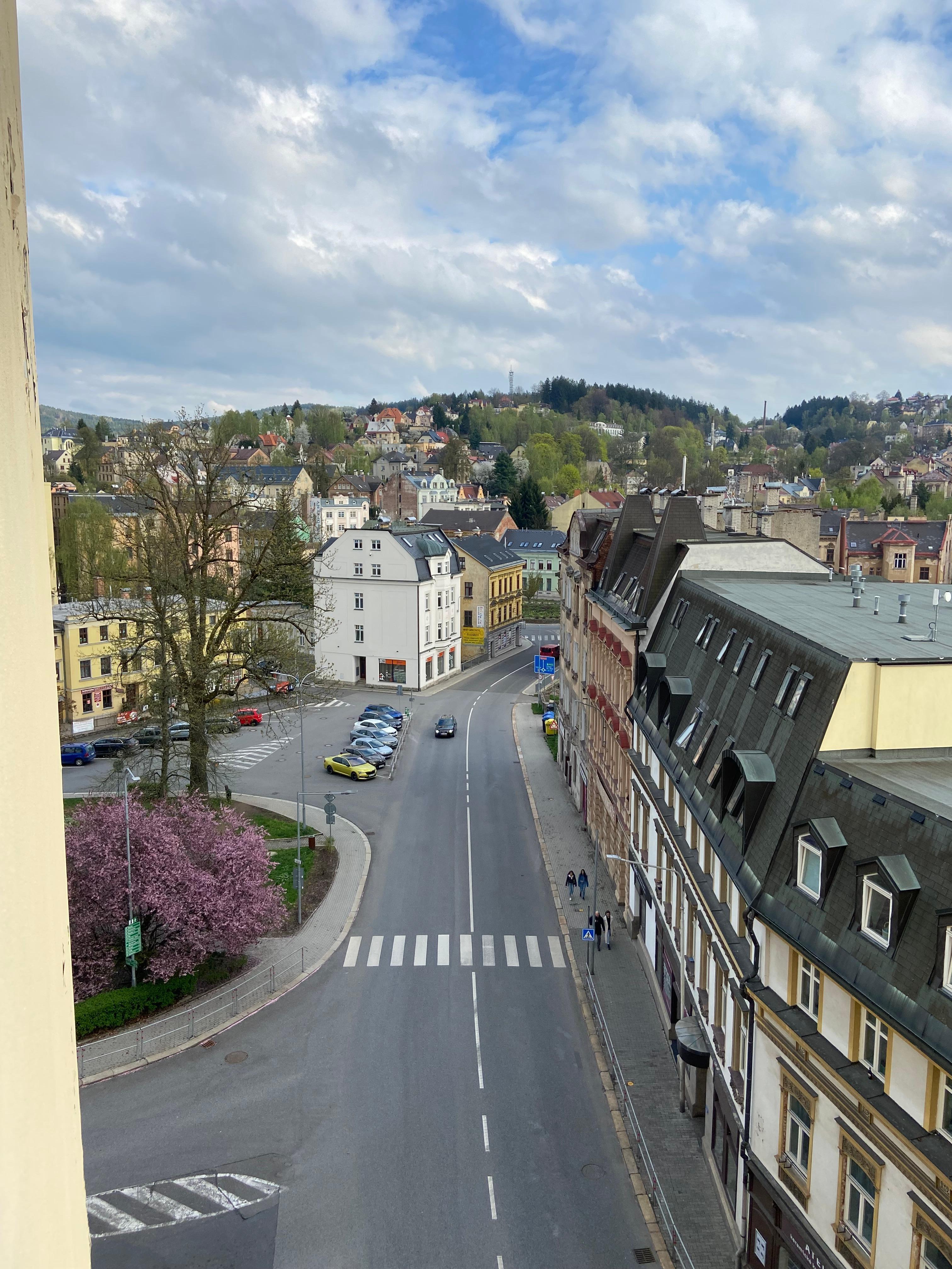 Blick aus dem Fenster