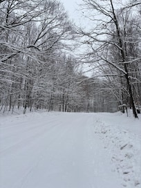 This is the view during morning walks.