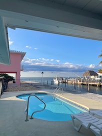 Great pool and view!