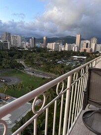 Balcony view from the right.