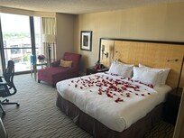 Got an early check in to set up a romantic getaway