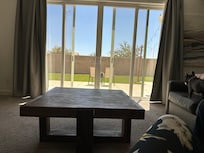 Double door to the yard.