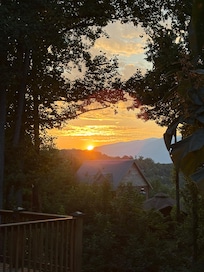 Loved sitting on the porch drinking coffee and saying my morning prayers.