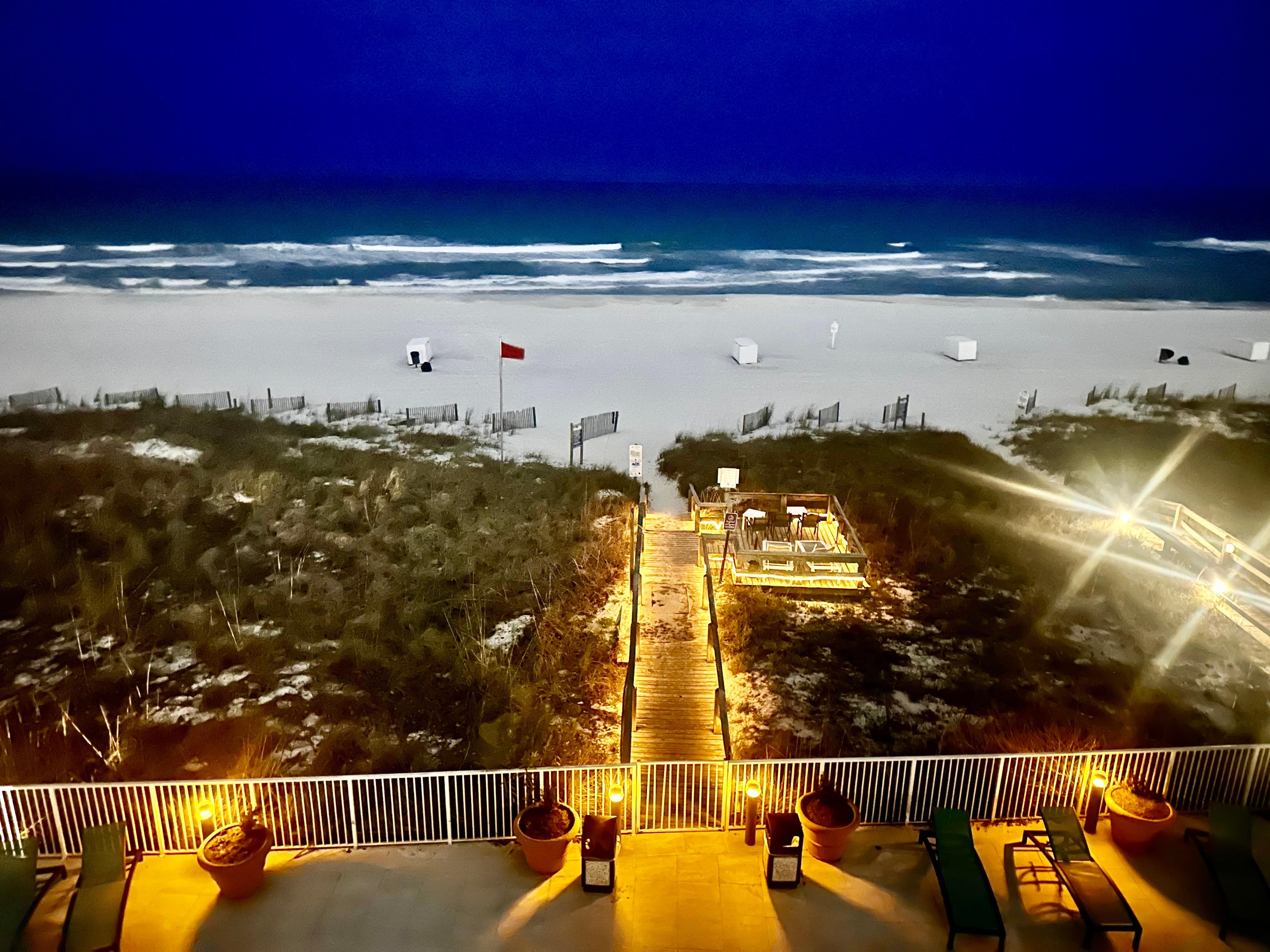 Night view from the room