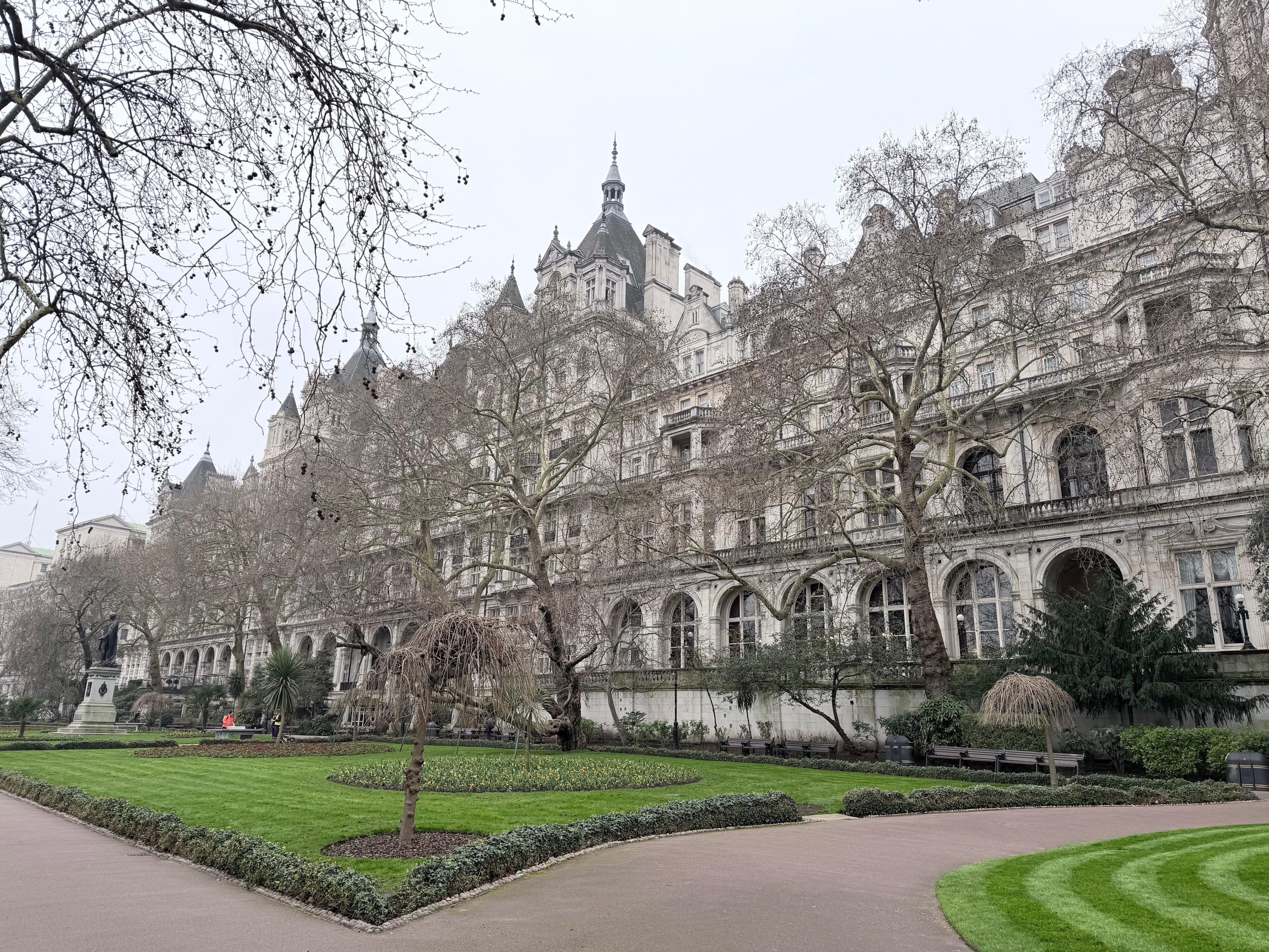 Exterior just before all the trees bloom