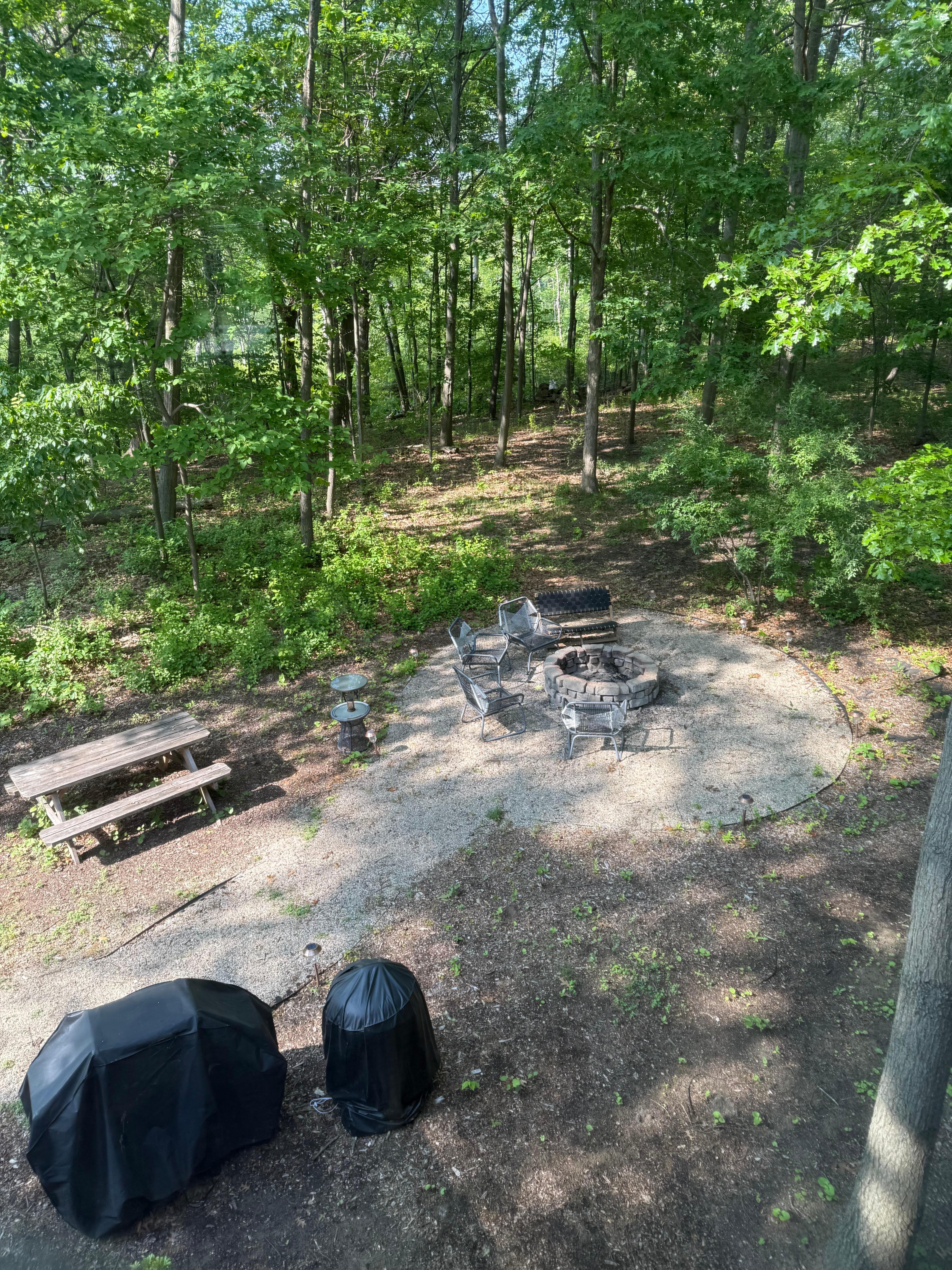 We loved spending our evenings around the fire pit making smores!