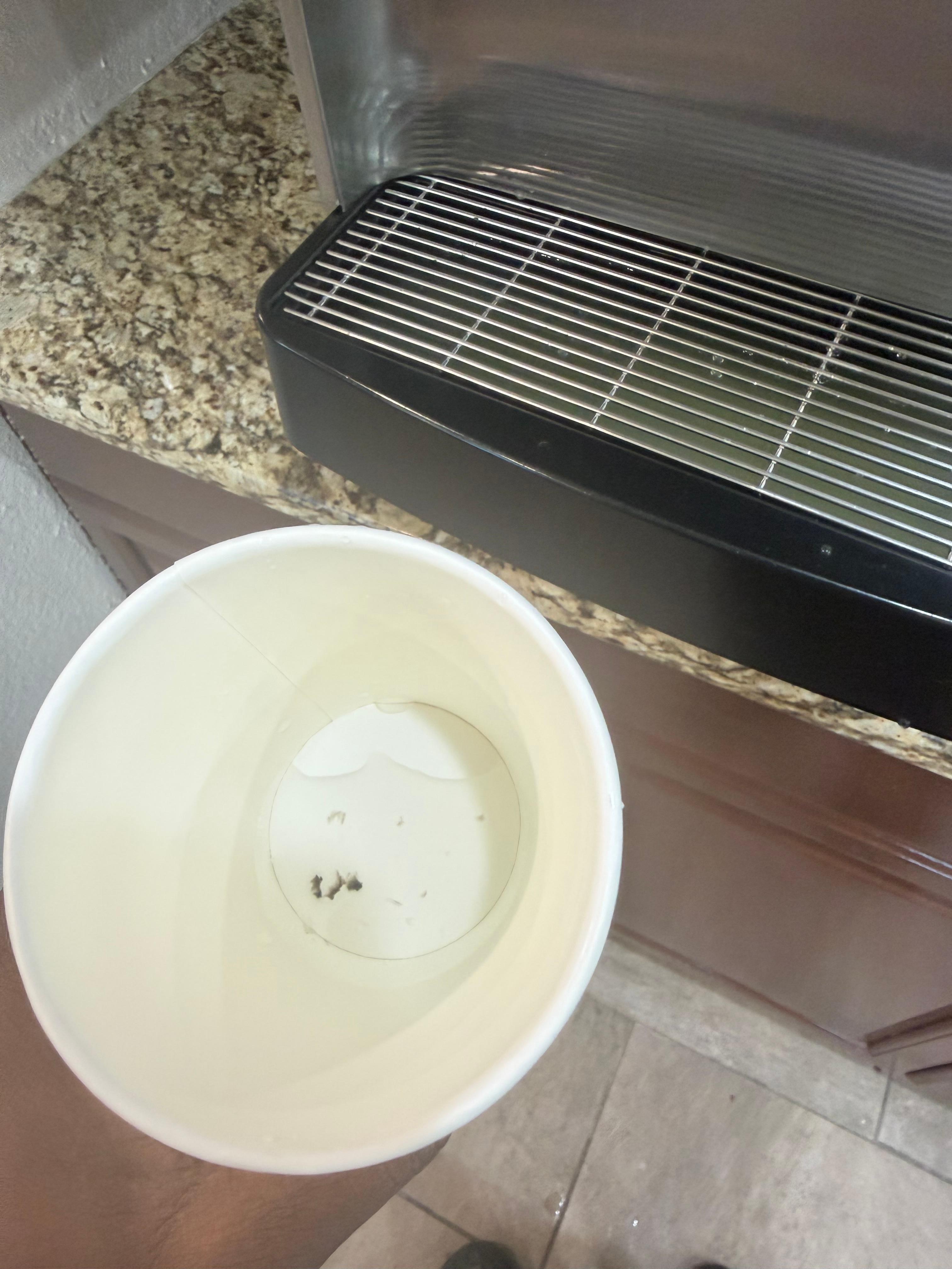 I tried to get some juice at breakfast, and only this came out.