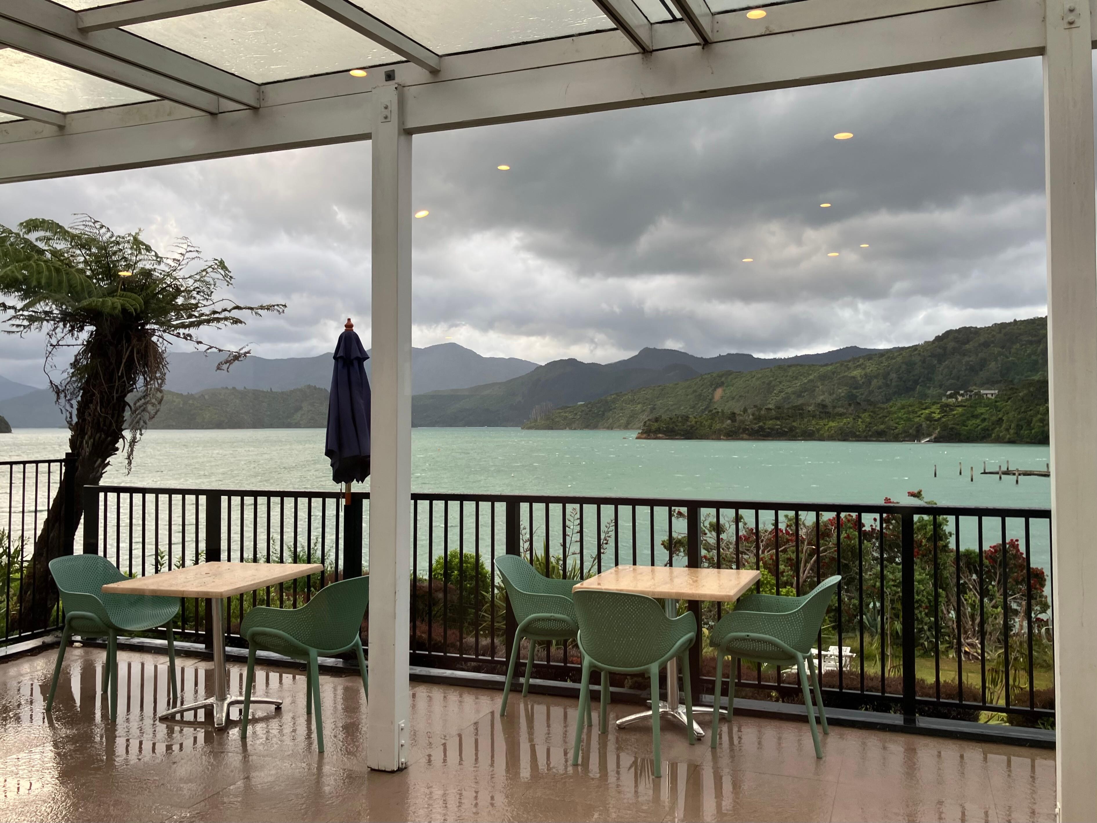 Views from restaurant and lounge