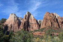 Spectacular mountain scenery inside the park.