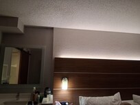 Room was clean but small. beds was comfy