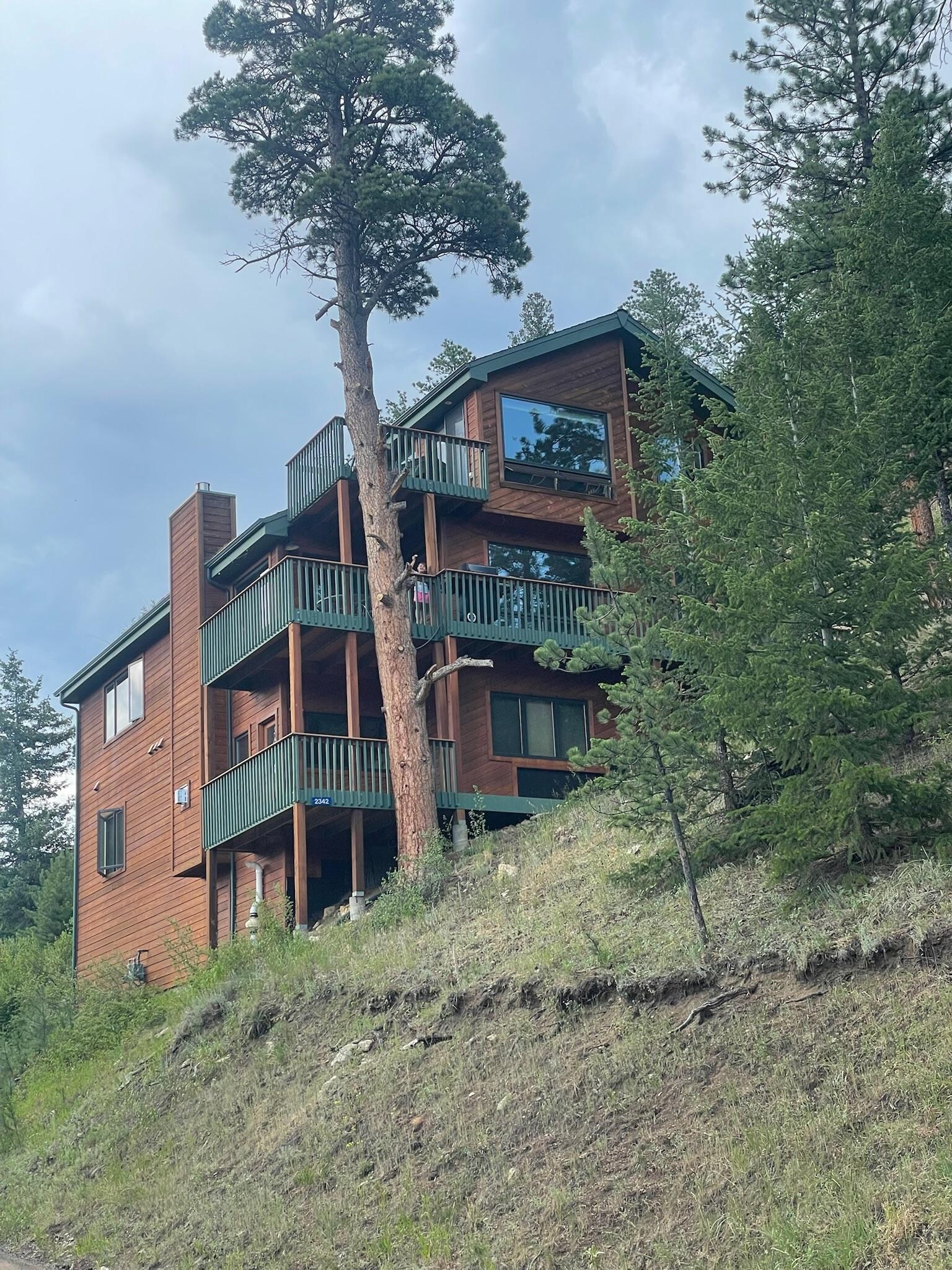 Location as you drive up. 