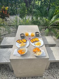 Little table outside