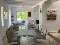 Dining area through to living area