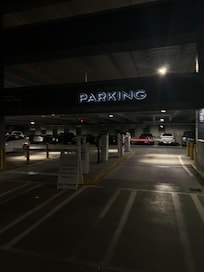 Parking garage!