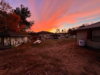 The cottage faced west and the sunsets are beautiful!