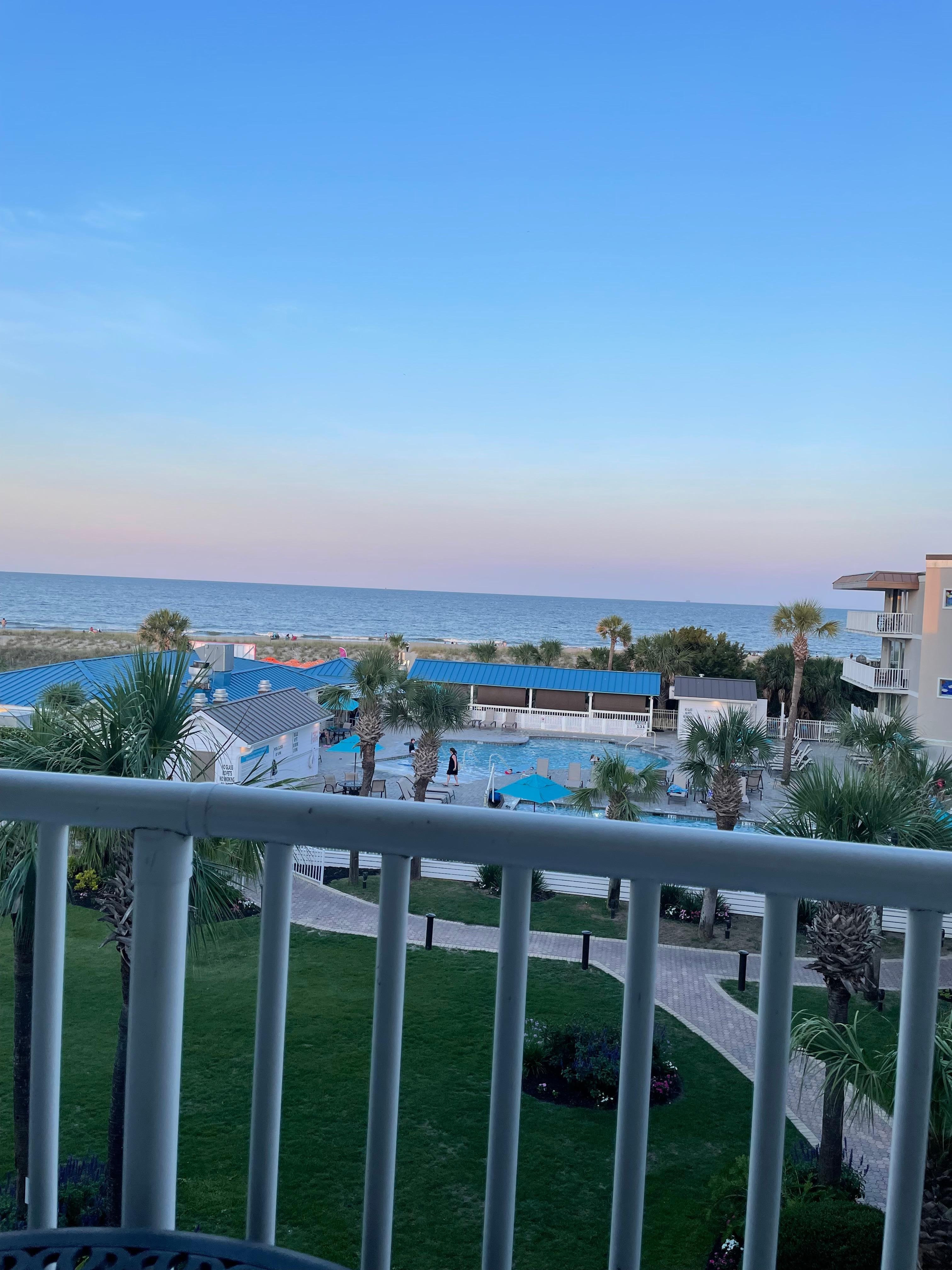 View from our room. 