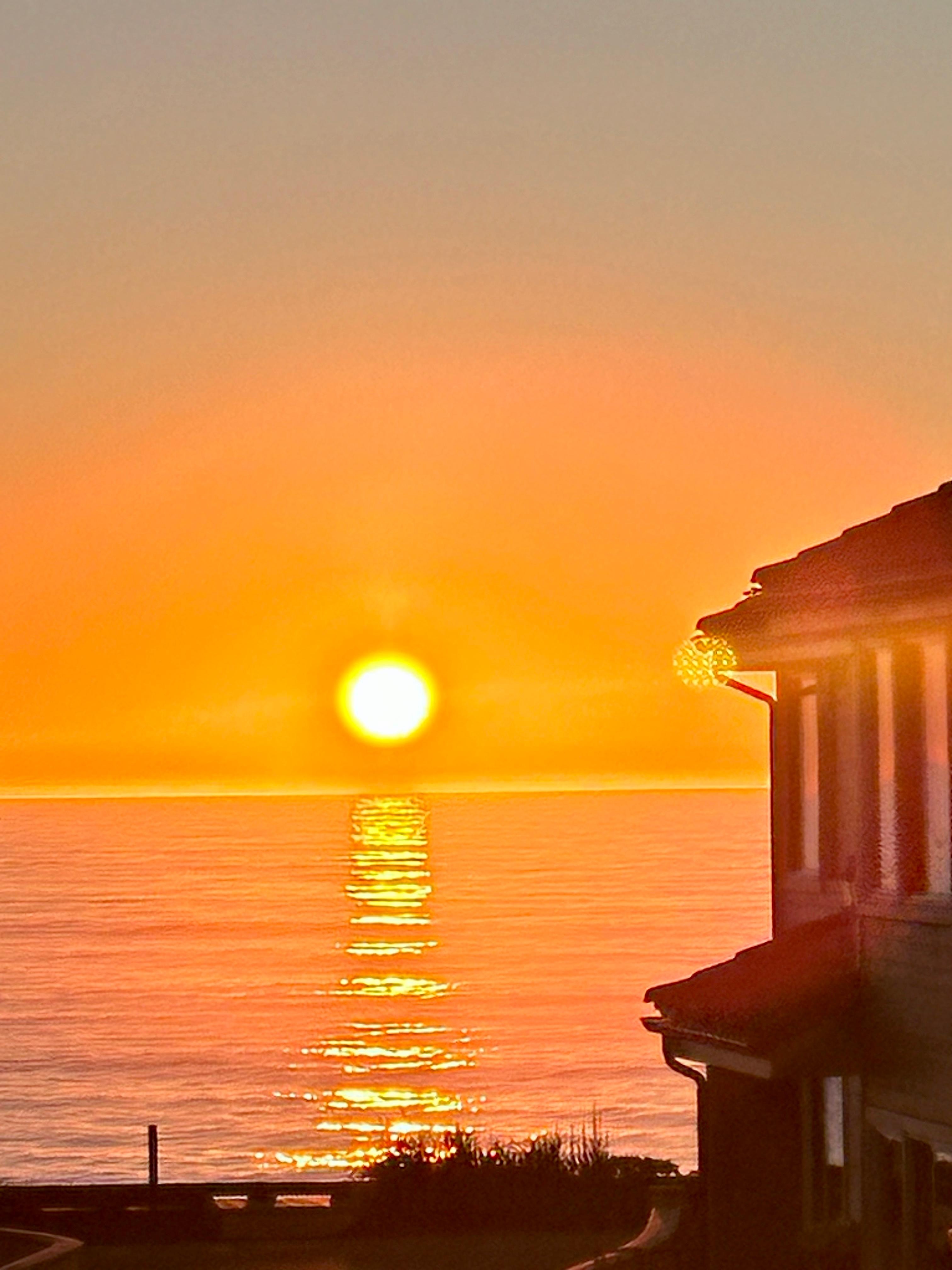 Sunset view from the hotel