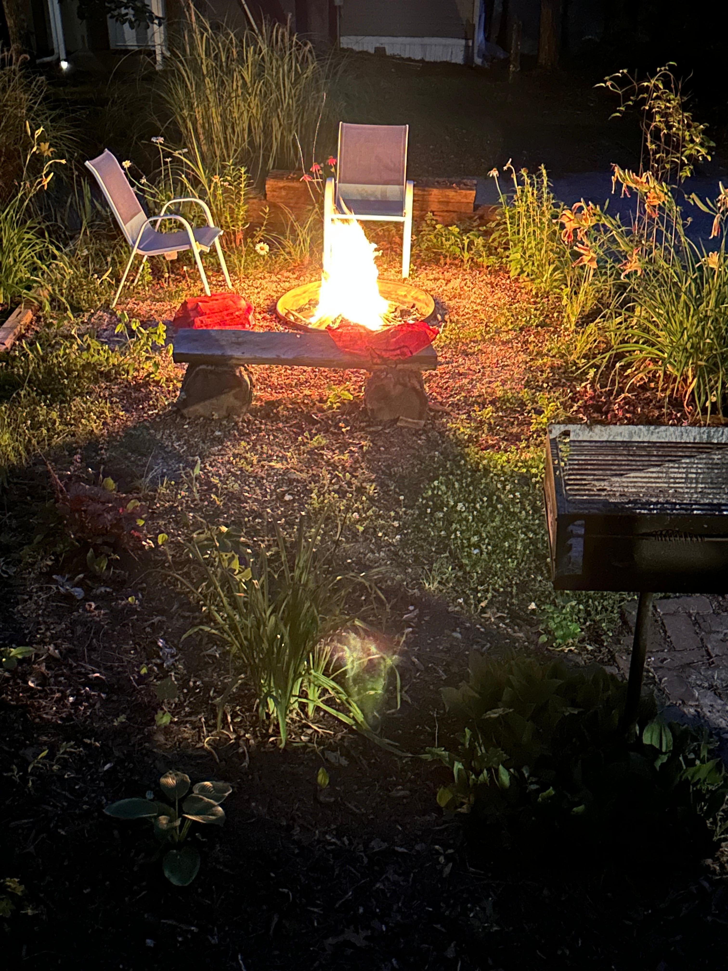 Fire pit was very enjoyable.