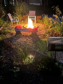 Fire pit was very enjoyable.