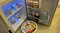 In room breakfast and snacks provided.