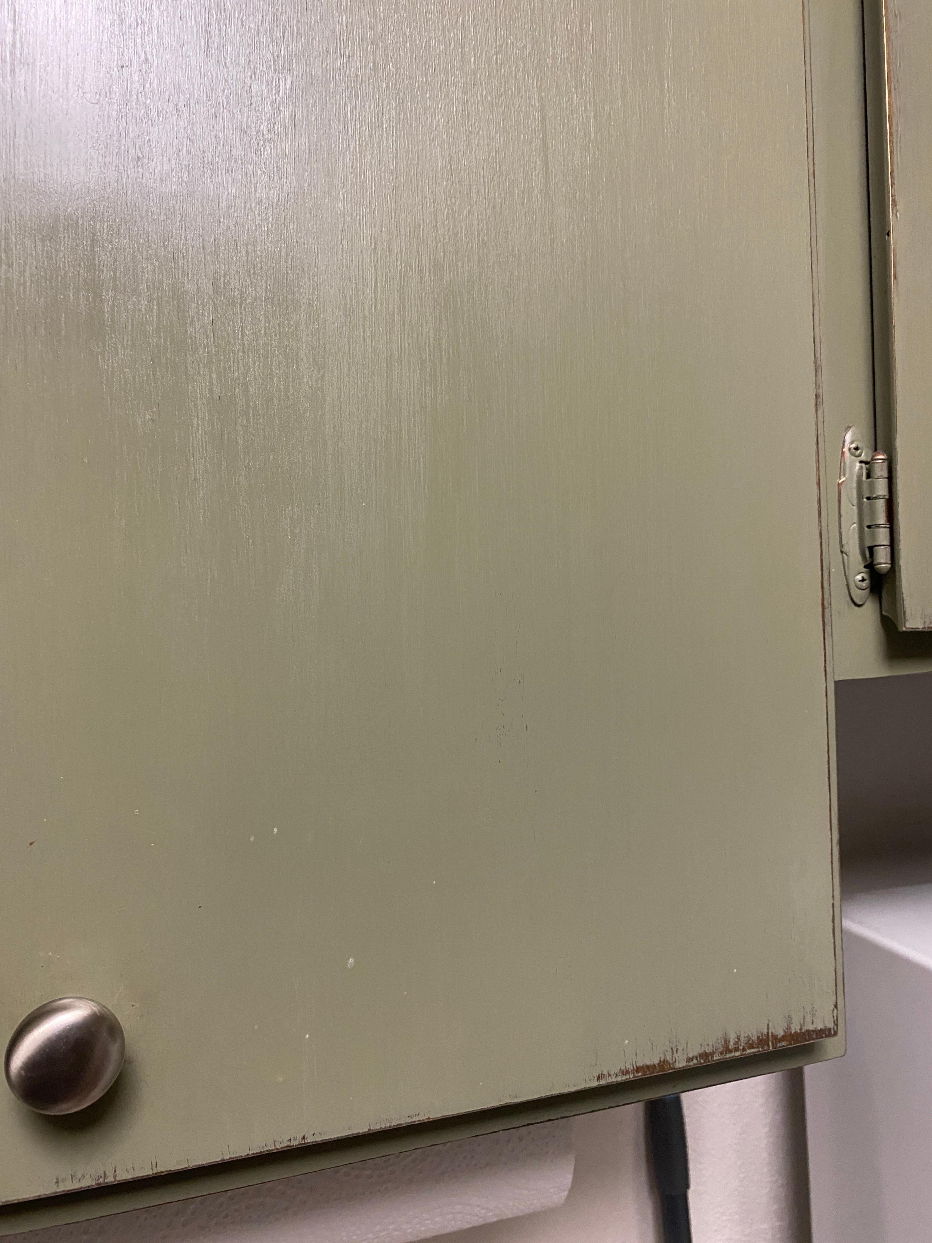 Worn cabinets 