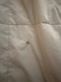 Cigarette burn in one of our covers