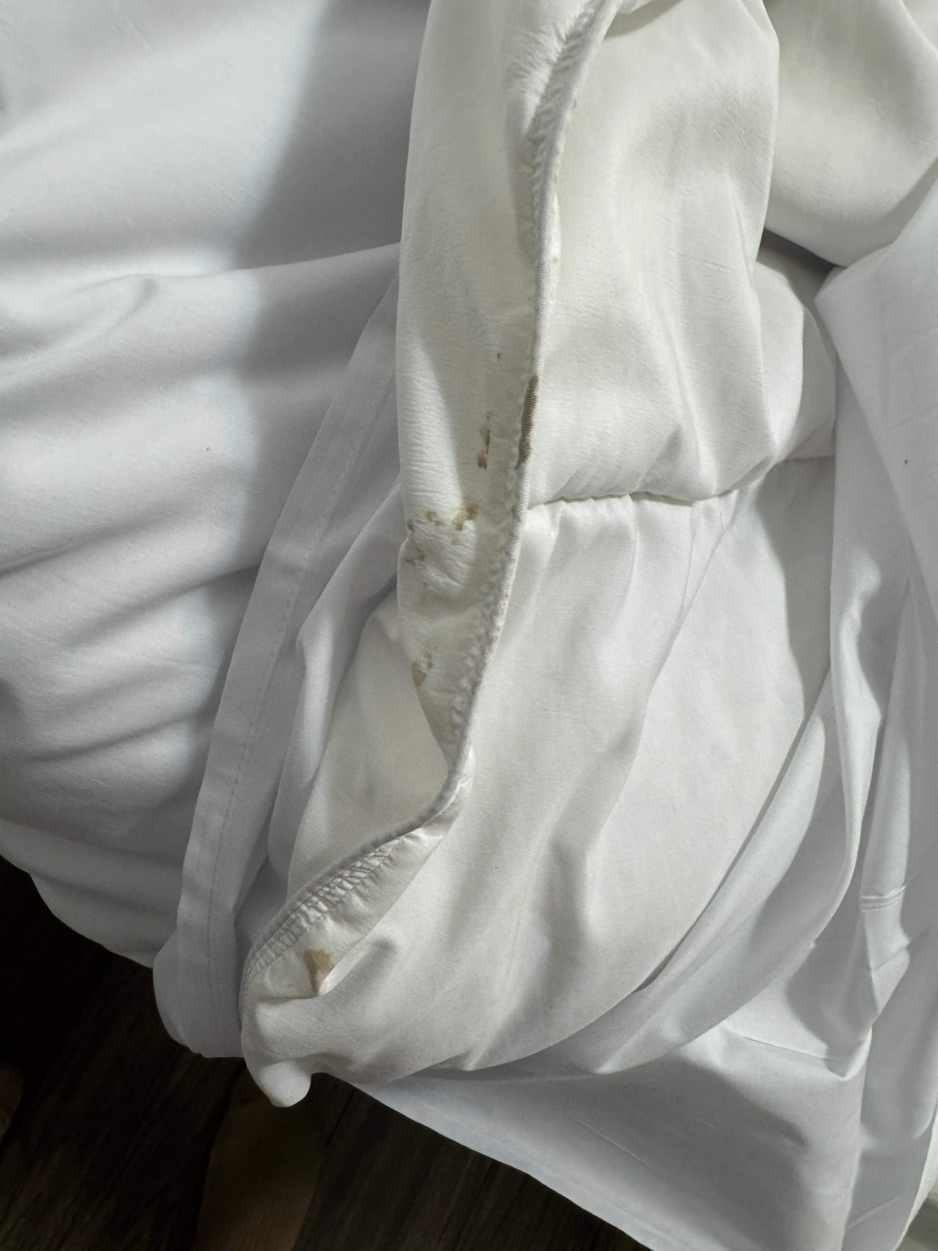 Blood on duvet?