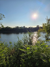 The view of Cumberland river from our livingroom