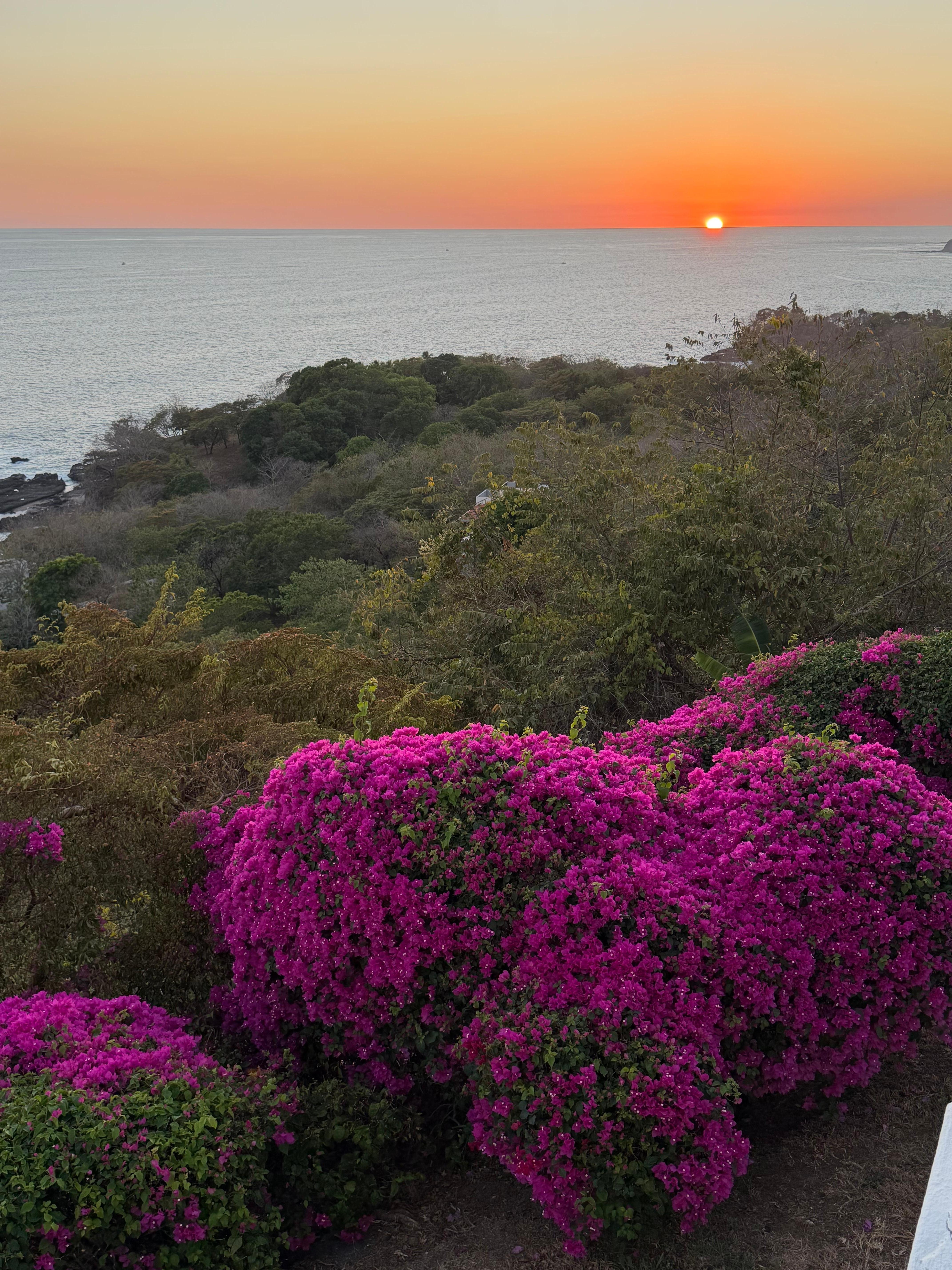 Sunset from the patio