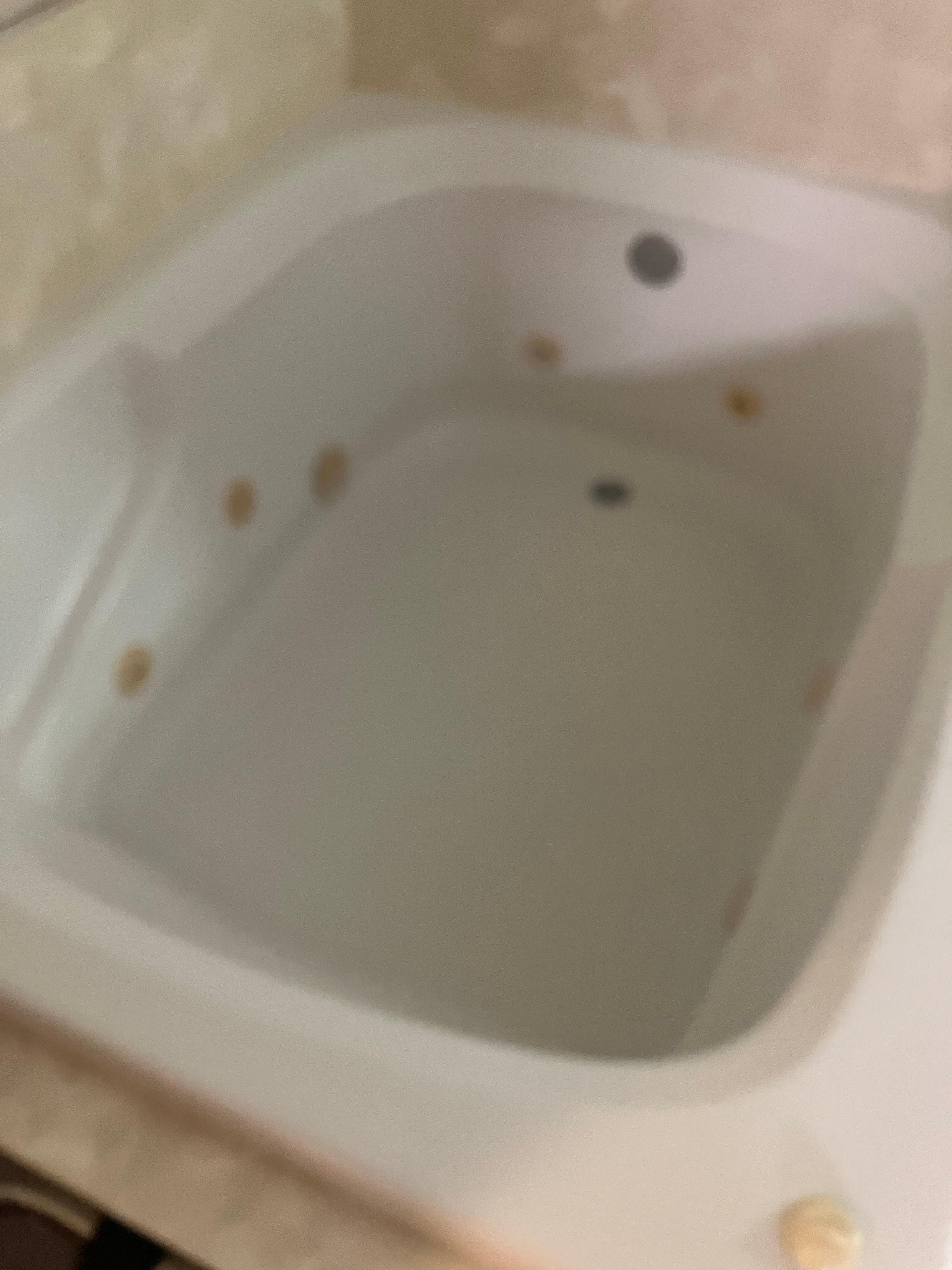  Bathtub had not been cleaned 