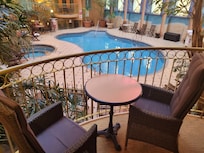 View from our interior balcony 3rd floor