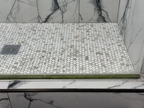 Mildew - green color at bottom of door