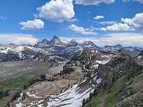 On top of the Grand Targhee resort.