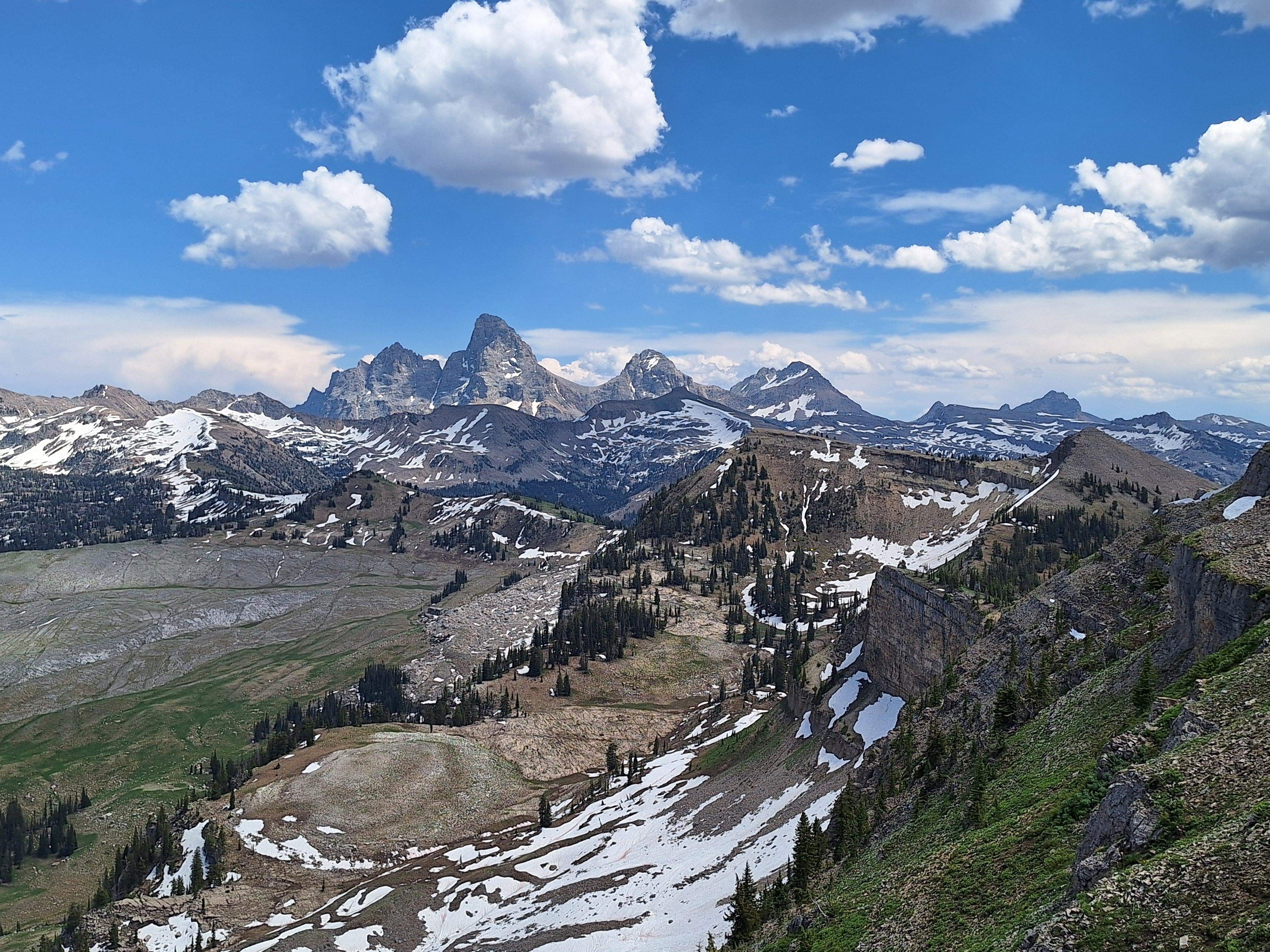 On top of the Grand Targhee resort.