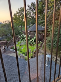 View from our balcony