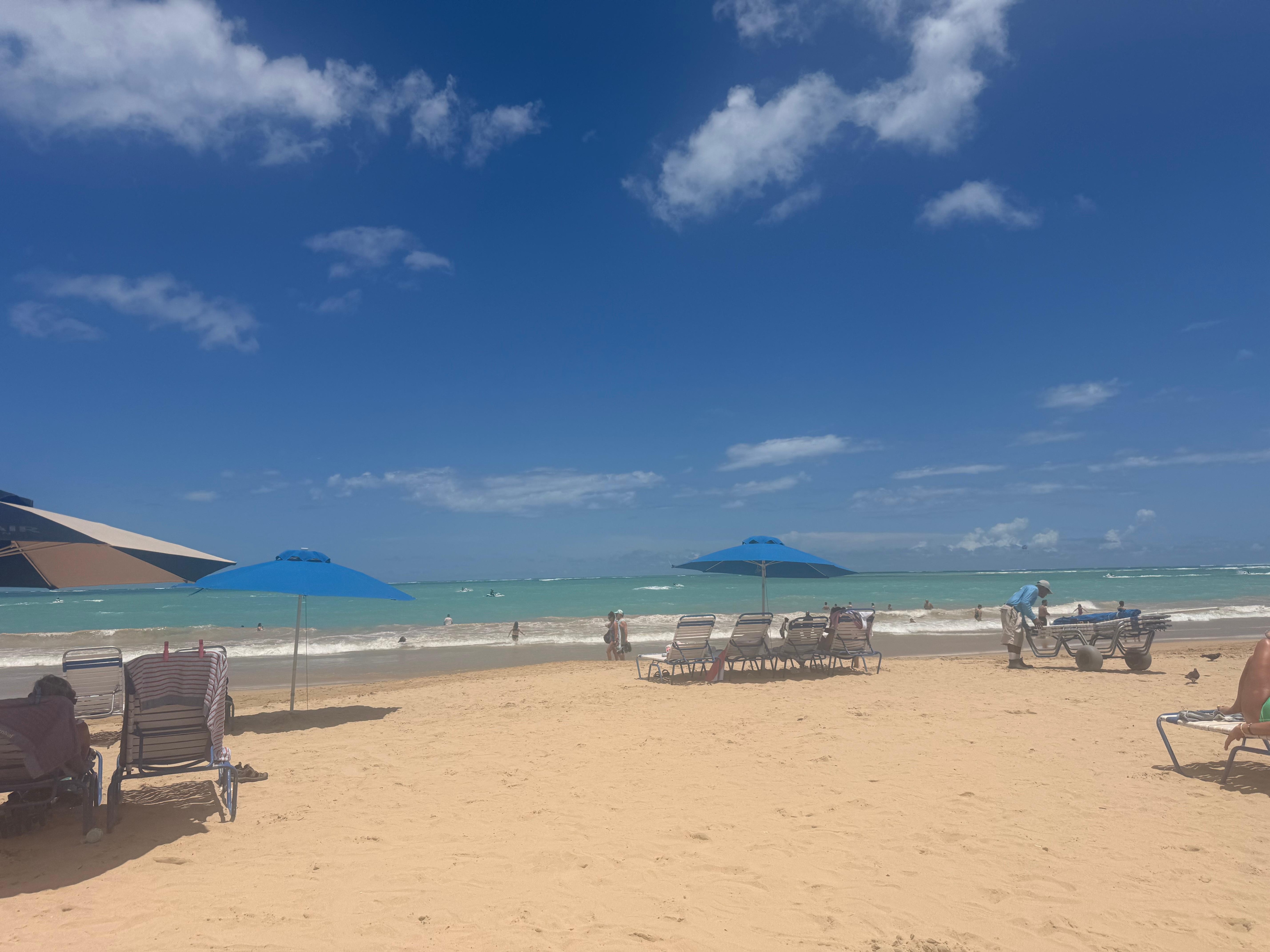 Beach was perfect.  