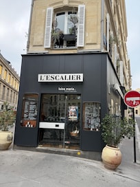 The corner restaurant.