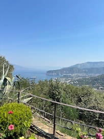 View when standing in front of the hotel